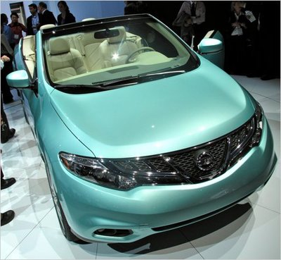 Nissan Murano CrossCabriolet - вид спереди Nissan Murano CrossCabriolet - вид спереди