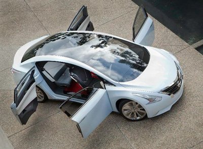 Nissan Ellure - вид сверху Nissan Ellure - вид сверху