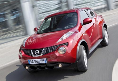 Nissan Juke - вид спереди