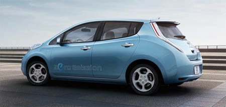 Nissan LEAF приоденут по-зимнему Nissan LEAF приоденут по-зимнему
